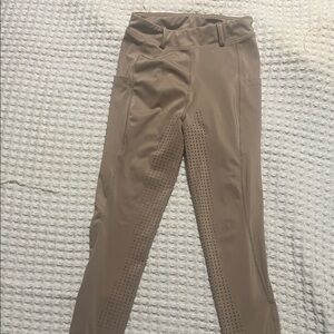 Full seat Kids Brown riding tights